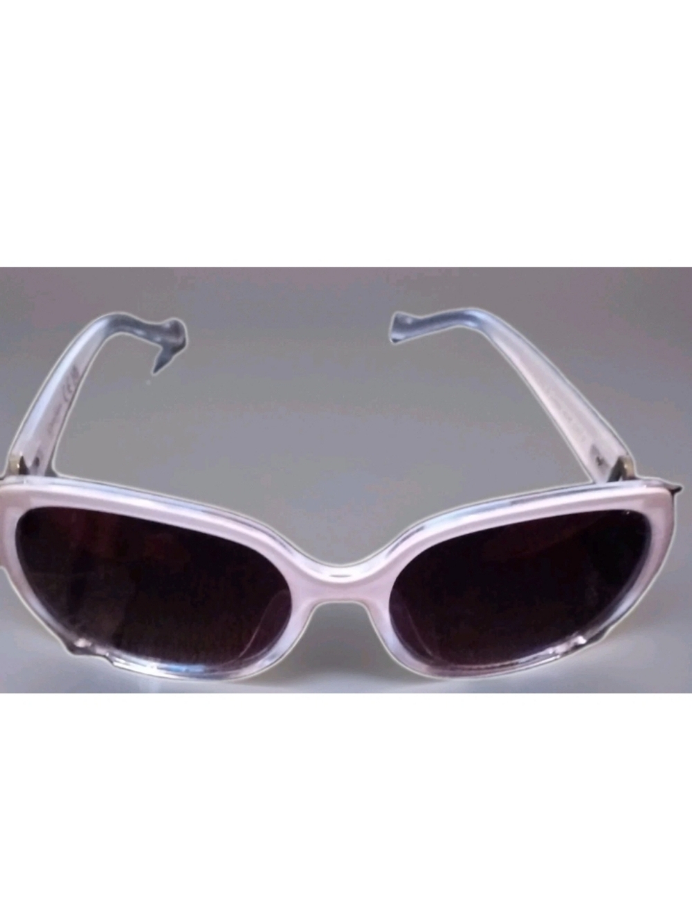 Jessica Simpson Elegant Oversized Vented Glam Sunglasses White Fade J5686